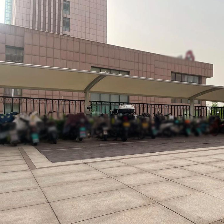 佛冈县膜结构电动车棚